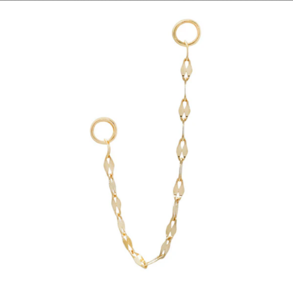 Tile Chain - 14k Gold